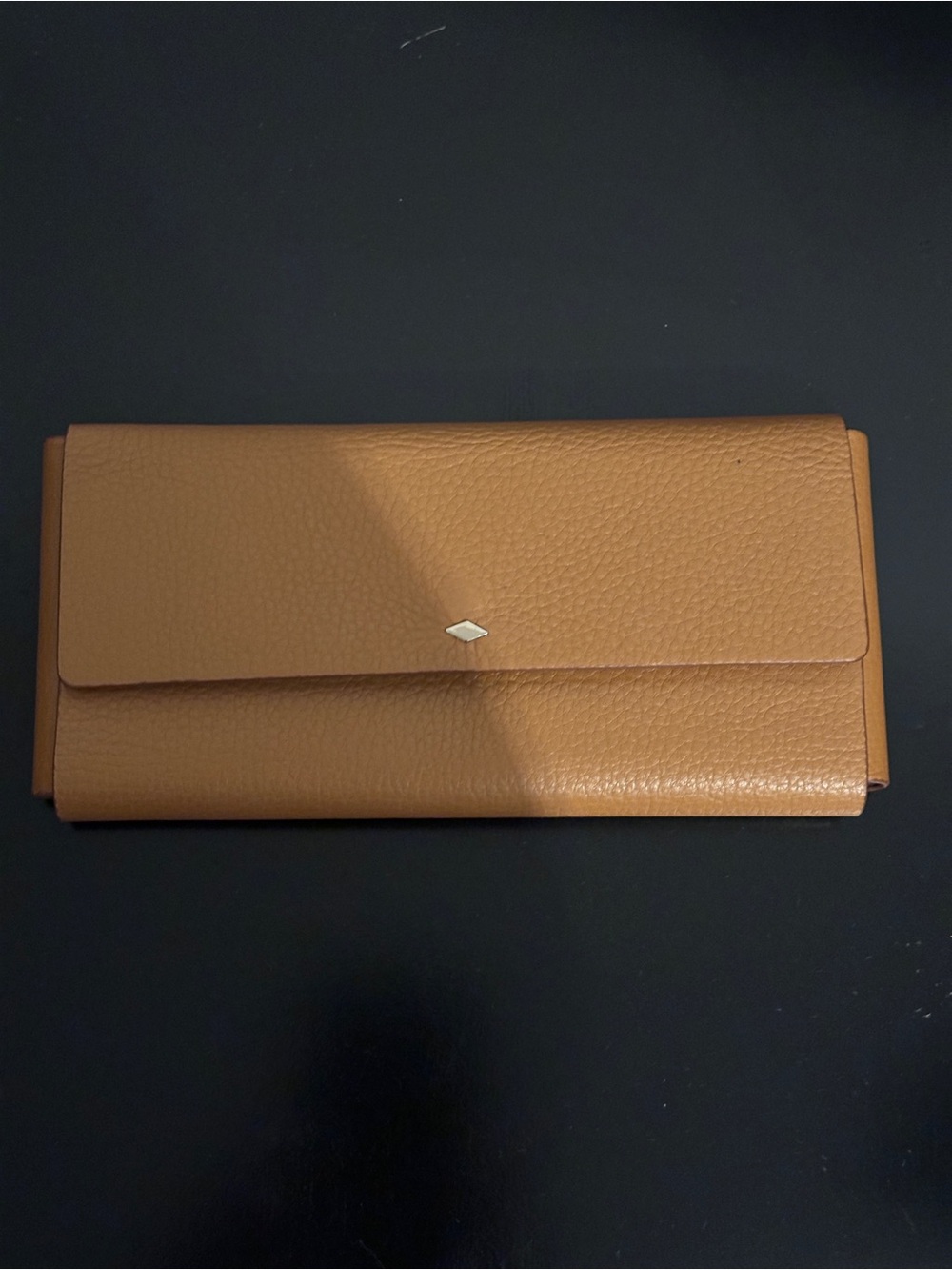 Fossil Tan Leather Travel Jewelry case